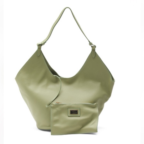 Viola Castellani Handbags - VIOLA CASTELLANI Made in Italy Oval Bottom Hobo Bag - Leather